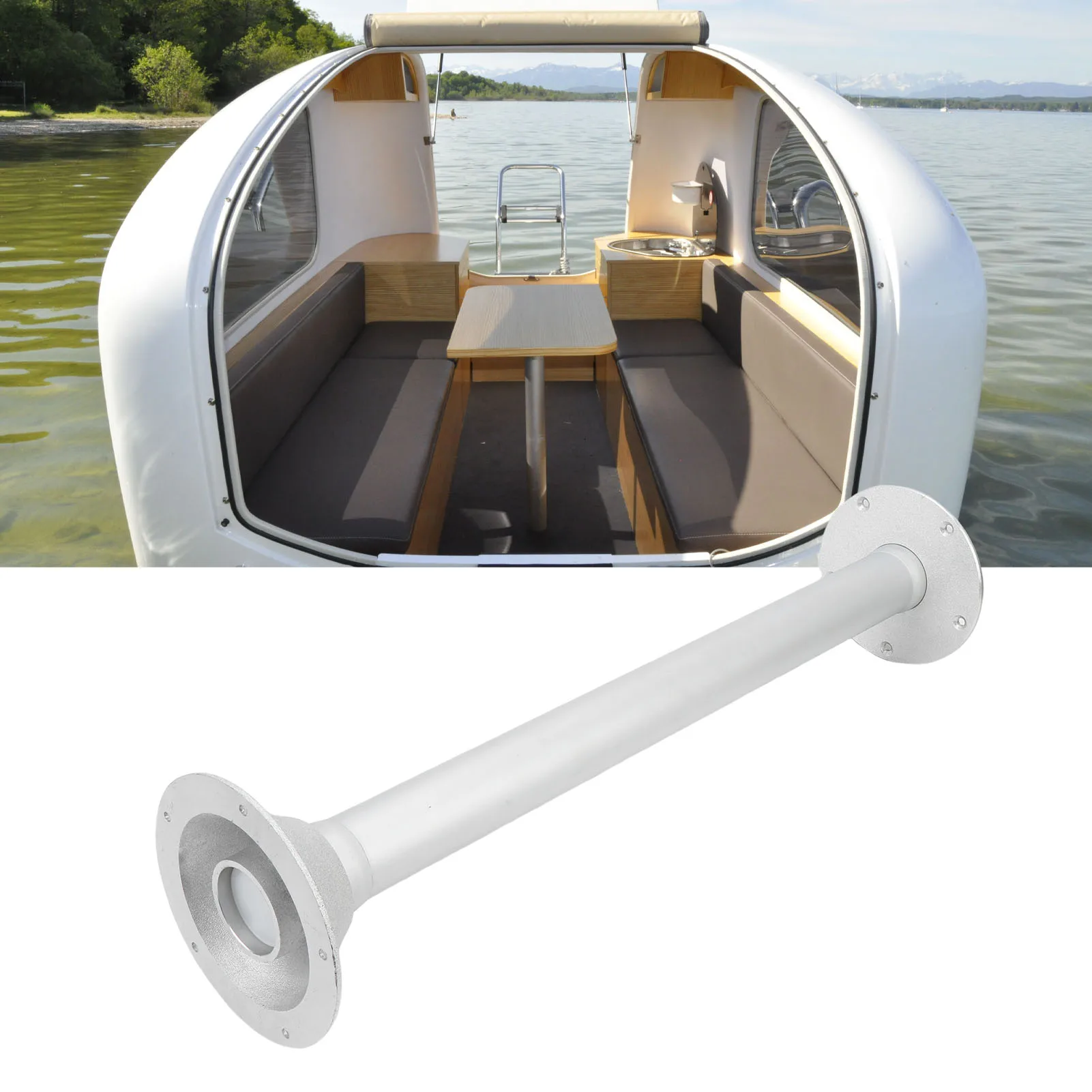 RV Table Leg Aesthetic  Heavy Duty 29.13in Stable Support Removable Boat Table Base Stand Leg for Motorhome Campervan