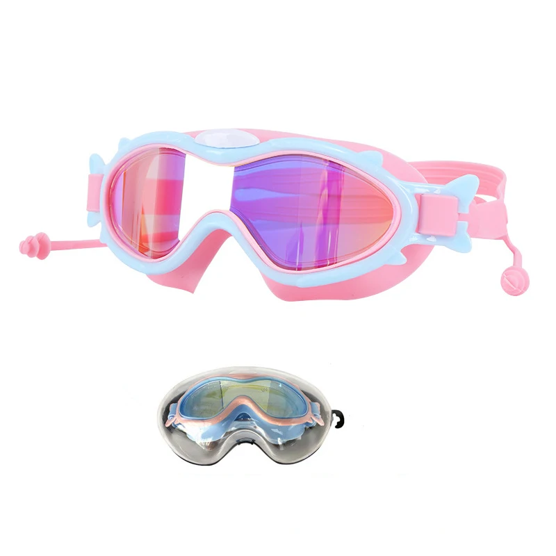 Professional Swimming Goggles Kids Swimming Glasses Diving HD Waterproof Anti-fog UV Protection 4-15 Years Children Swim Eyewear 5
