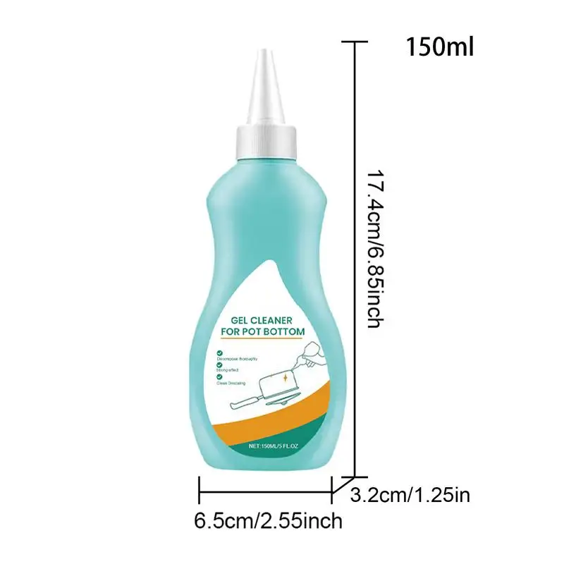 Magic Gel Cleaner For Pots And Pans Multifunctional Scale Cleaner Wash Pot Gel 150ml Effective Rust Remover Polishing
