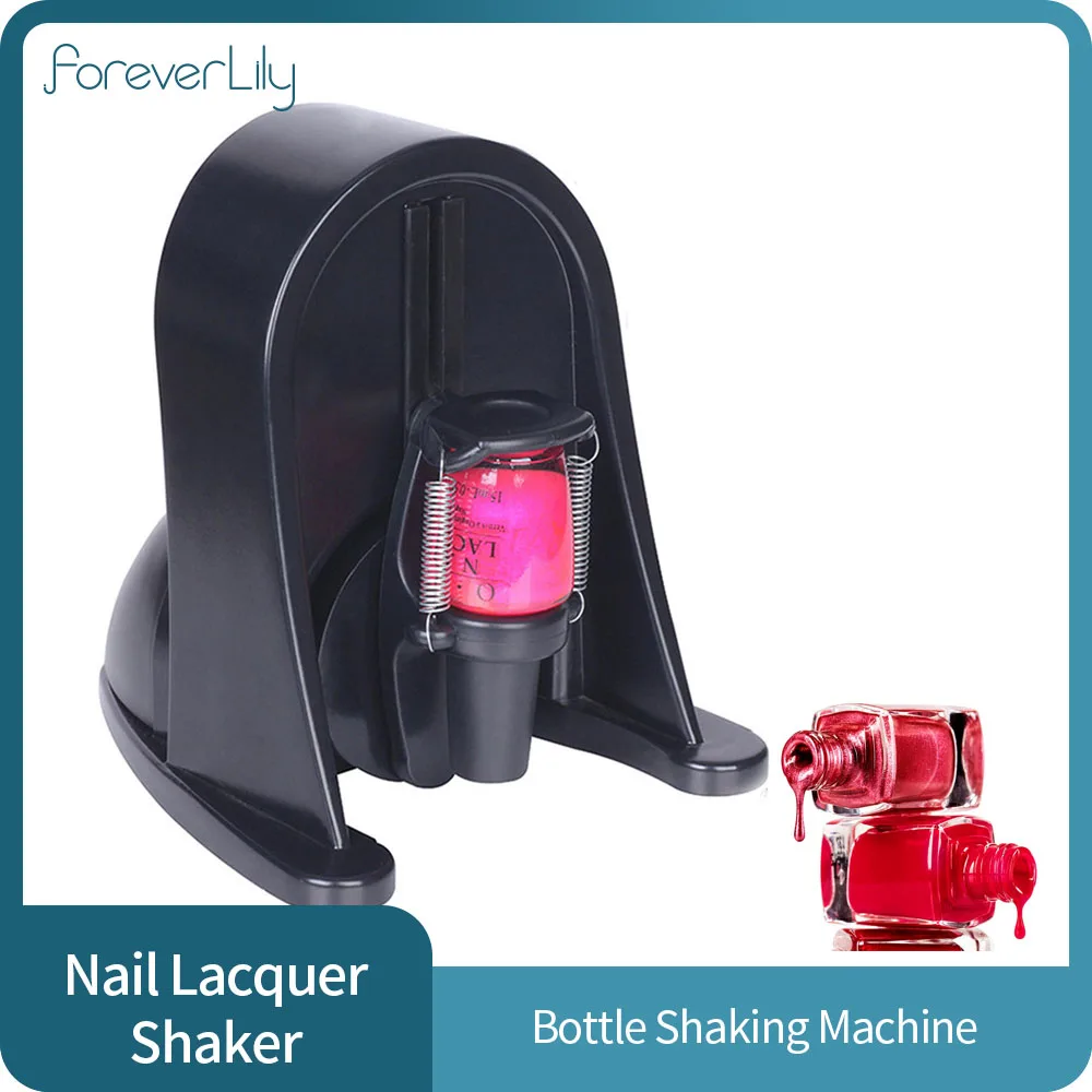 Nail Lacquer Shaker 360 Degree Adjustable Nail Gel Polish Varnish