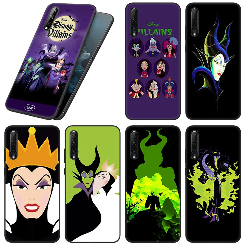 Funda para Honor X8 Oficial de Disney Villanas Patrón - Villanas Disney