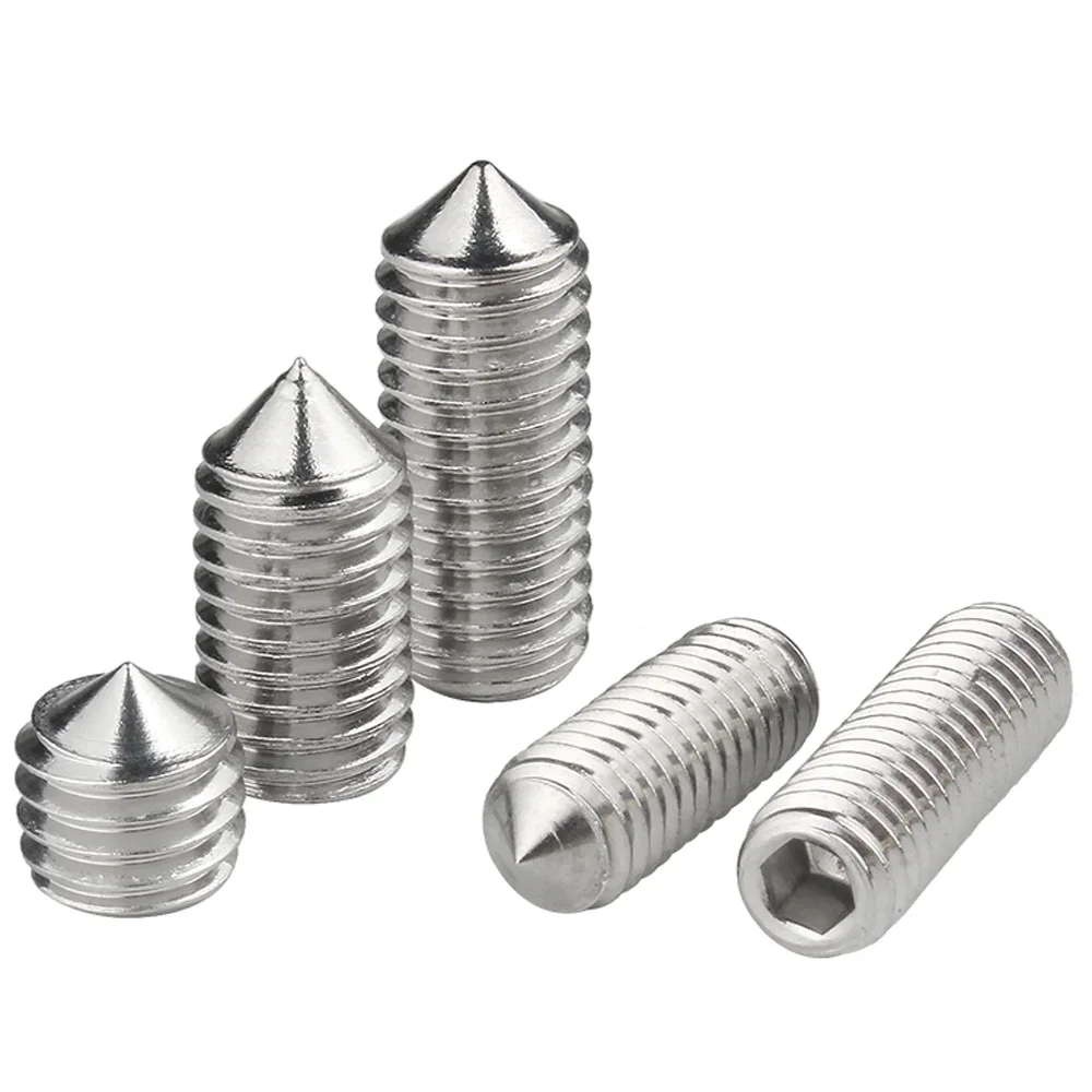 Hex Socket Set Screw Stainless Steel M2-M16 304 10pcs