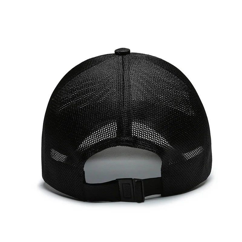 Men Women Summer Solid Letter Hole Thin Baseball Cap Sport Hiking Quick Drying Sunscreen Running Curved Brim Mesh Sun Hat B28 baseball hat sports caps