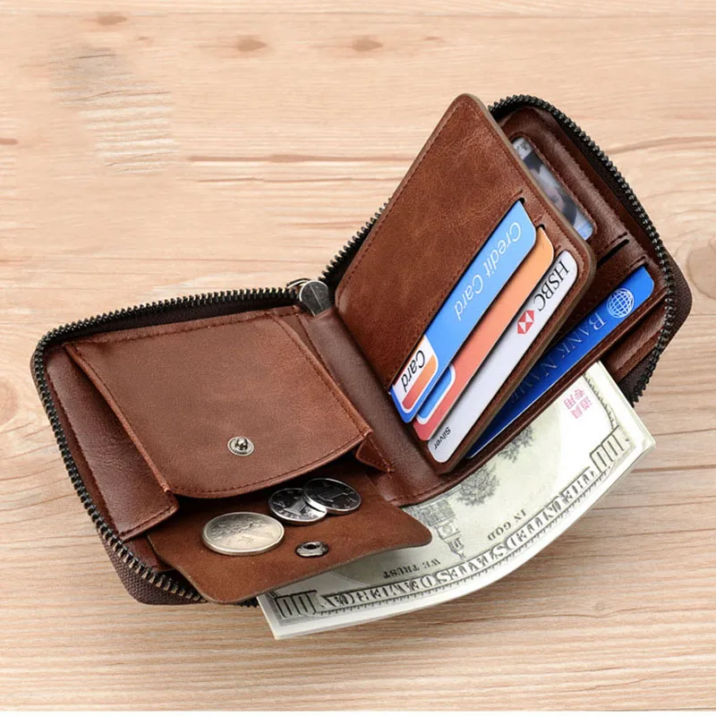Luxury Designer Wallets For Women Man Classic Coin Purses 100% Genuine  Leather Card Bank Card Holder Banknote Clip Zipper Pouch - AliExpress