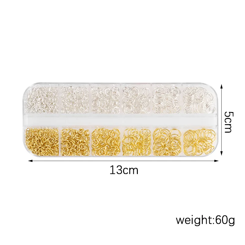 1050 stücke Überzogene Farbe Offene Biegeringe Ein Set Box 3 4 5 6 7 8 10mm 7 farbe Split Ringe Link Schleife für Diy Schmuck Machen Stecker – Detail 3