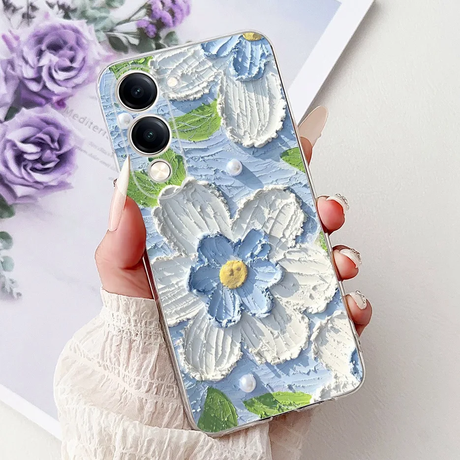 Cute Cat White Lion King Painted Soft Slim Phone Case