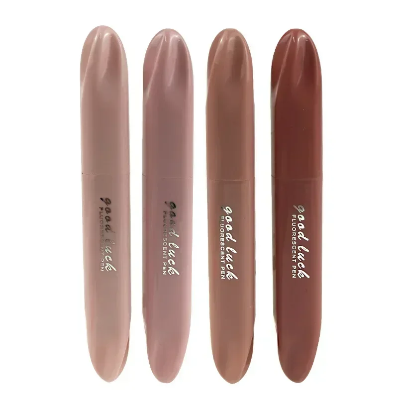 Paint Marker Pen HEYEJET 4pcs/set Simplicity Gradient Color Series Paint Marker Stationery Key Words Highlighter Marker Pen Lovely Scrapbook Pen