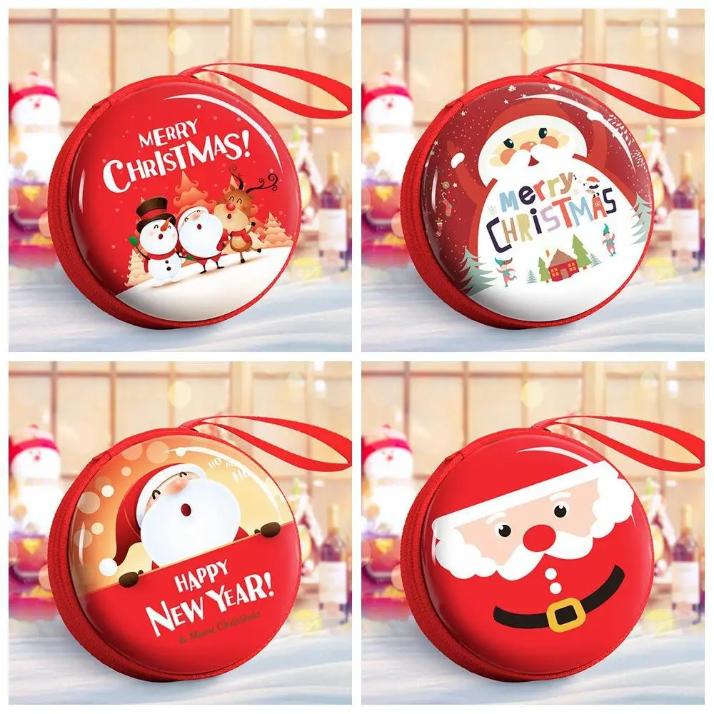 

Christmas Gifts Coins Candy Bags Cute Cartoon Creative Children's Toys Gift Small Wallets Christmas Decorations Favors for Kids