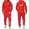 2024 Spring and Autumn New Printing Men Ski Doo Can-am Breathable Outdoor + Pants Sports Casual Solid Color Zipper Set 3