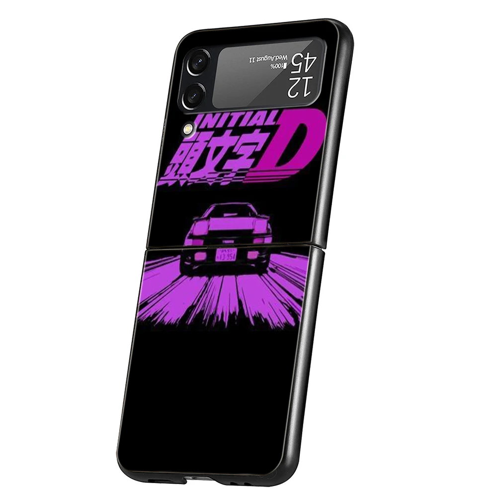 Initiale d ae86 Hard PC Handy hülle für Samsung Galaxy Z Flip 5 4 3 schwarze Abdeckung für Galaxy Z Flip 6 faltbare stoß feste Hüllen Capa – Detail 8