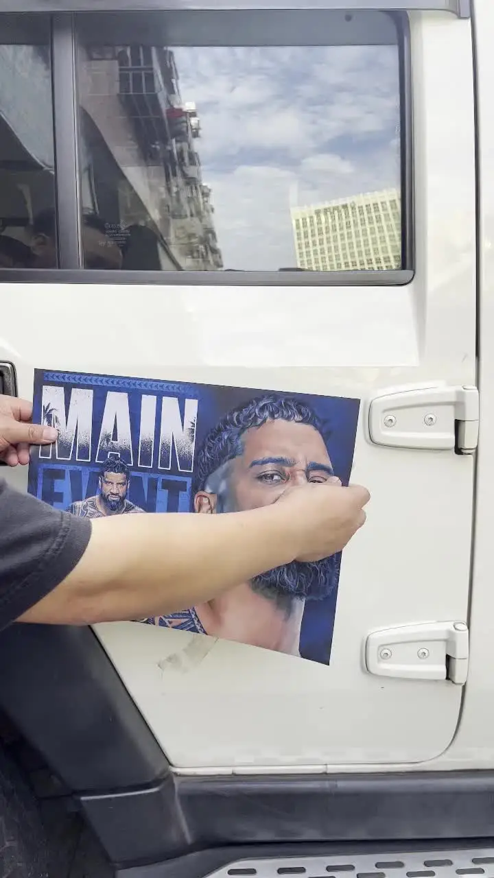 Магнитная наклейка Alexa Bliss реклама для автомобиля/холодильника макет сцены