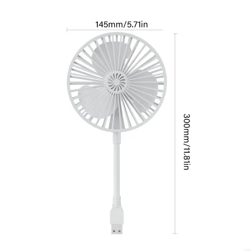 사무실 기숙사 야외 캠핑 USB에 대 한 유연한 호스와 2025 새로운 조정 가능한 USB 데스크 팬