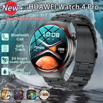 For Huawei Xiaomi NFC Smartwatch Watch 4 Pro AMOLED 360*360 HD Screen Heart Rate Bluetooth Call IP68 Waterproof Smart Watch 2024