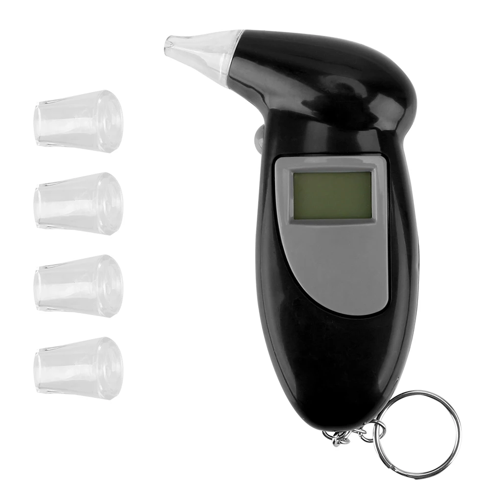 Breathalyzer Police Alcotest Digital Alcohol Detector Alcohol Breath Tester Handheld 1pc Backlight Display alcohol tester breath alcohol tester