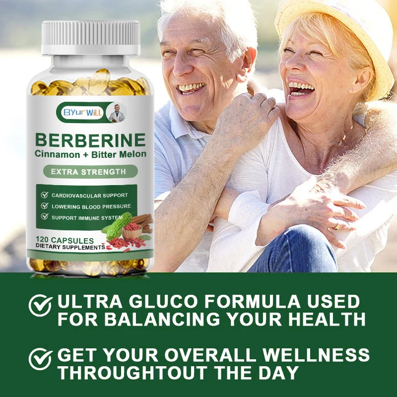 Berberine with Ceylon Cinnamon 1500 mg-10-in-1 Supplement for Heart & cardiovascular Support Metabolism & Energy-Vegan berberine capsules