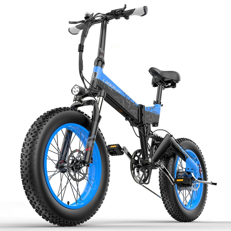 Lankeleisi X3000Plus 1000W 48V 17.5Ah 20*4.0 Fat Bike Bicicletta Elettrica Snow E-Bike Pieghevole Mountain Ebike Lankeleisi X3000Plus