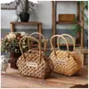 Girl Basket Wicker Baskets Basket Wicker Or Bamboo Baskets Cachepot For Flowers Bamboo Basket Decorative Flower Baskets 1