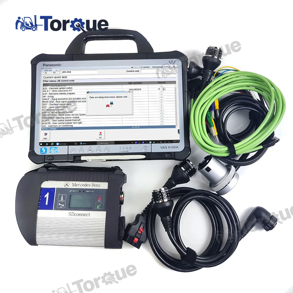 Cf D1 Tablet Portatile + Mb Star C4 Adattatore Di Diagnosi Multiplexer Xentry Sd Connect C4 Per Benz Car Truck Bus Diagnostic Tool