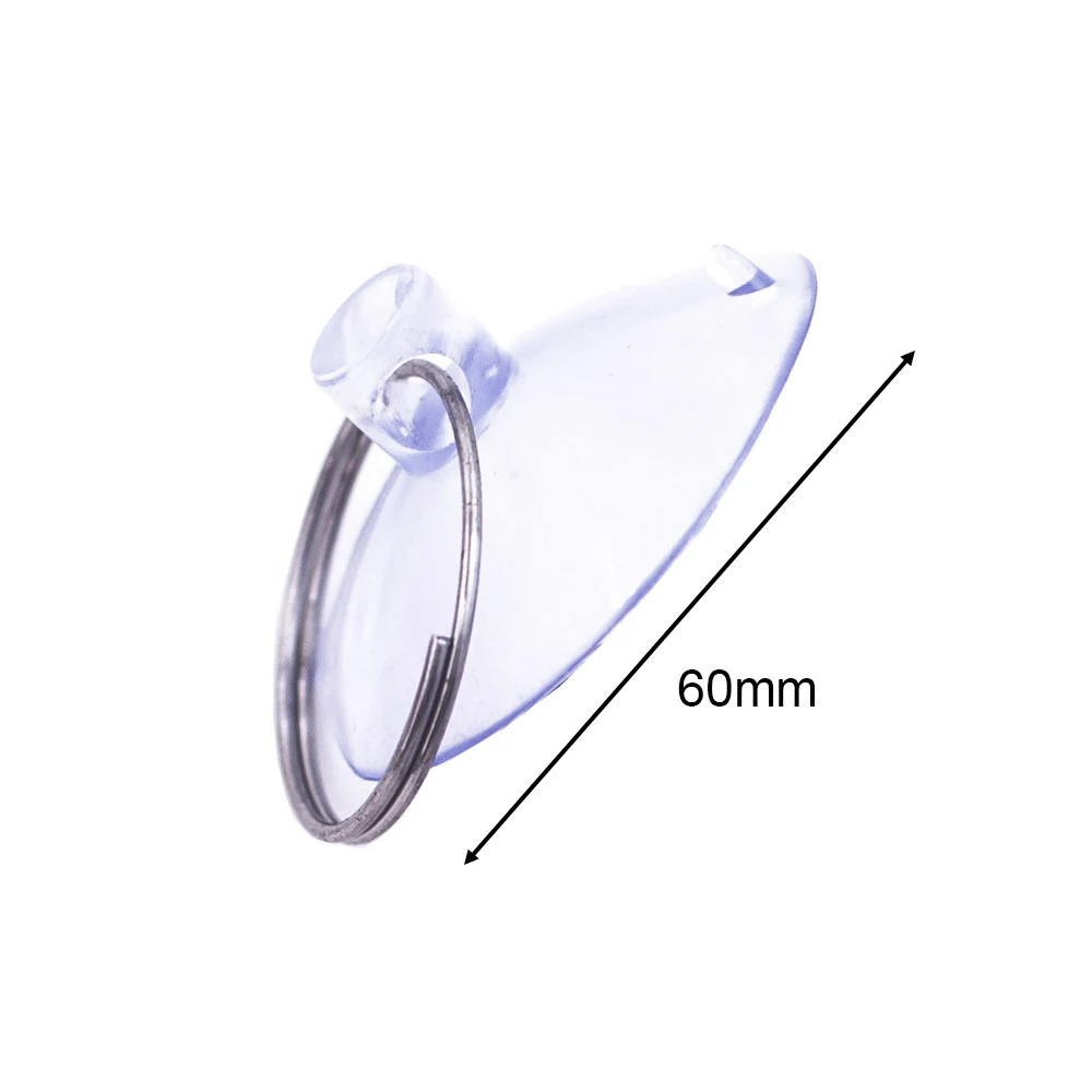 

6.0 Mini Clear Plastic Suction Cup 60mm Sucker with Ring Clear Key Phone Computer LCD Screen Opening Repair Tools 200pcs/lot