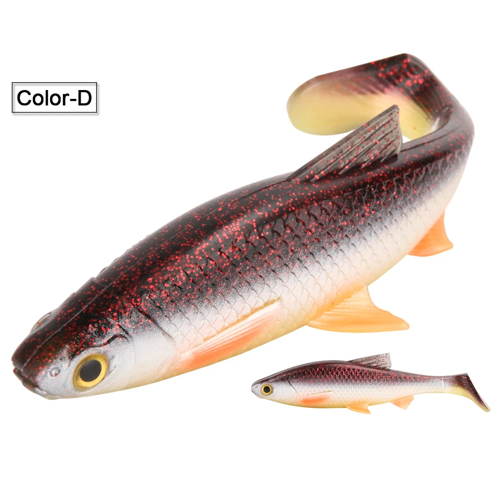 AmazingRose Lifelike Shrimp Crayfish Swimbait – Pre-Rigged Soft Fishing Lures For Fresh & Saltwater