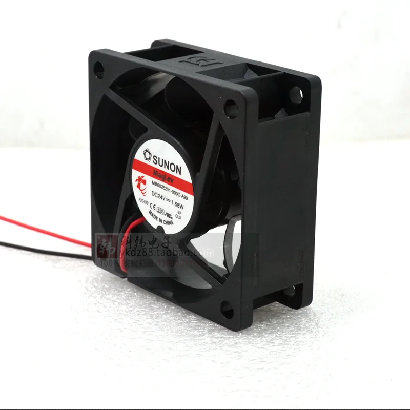 Produktbild von Sunon Axiallüfter EE60252B2-000U-A99 – 60x60x25mm, 24V, 32,8 M³/h, 30 DBA