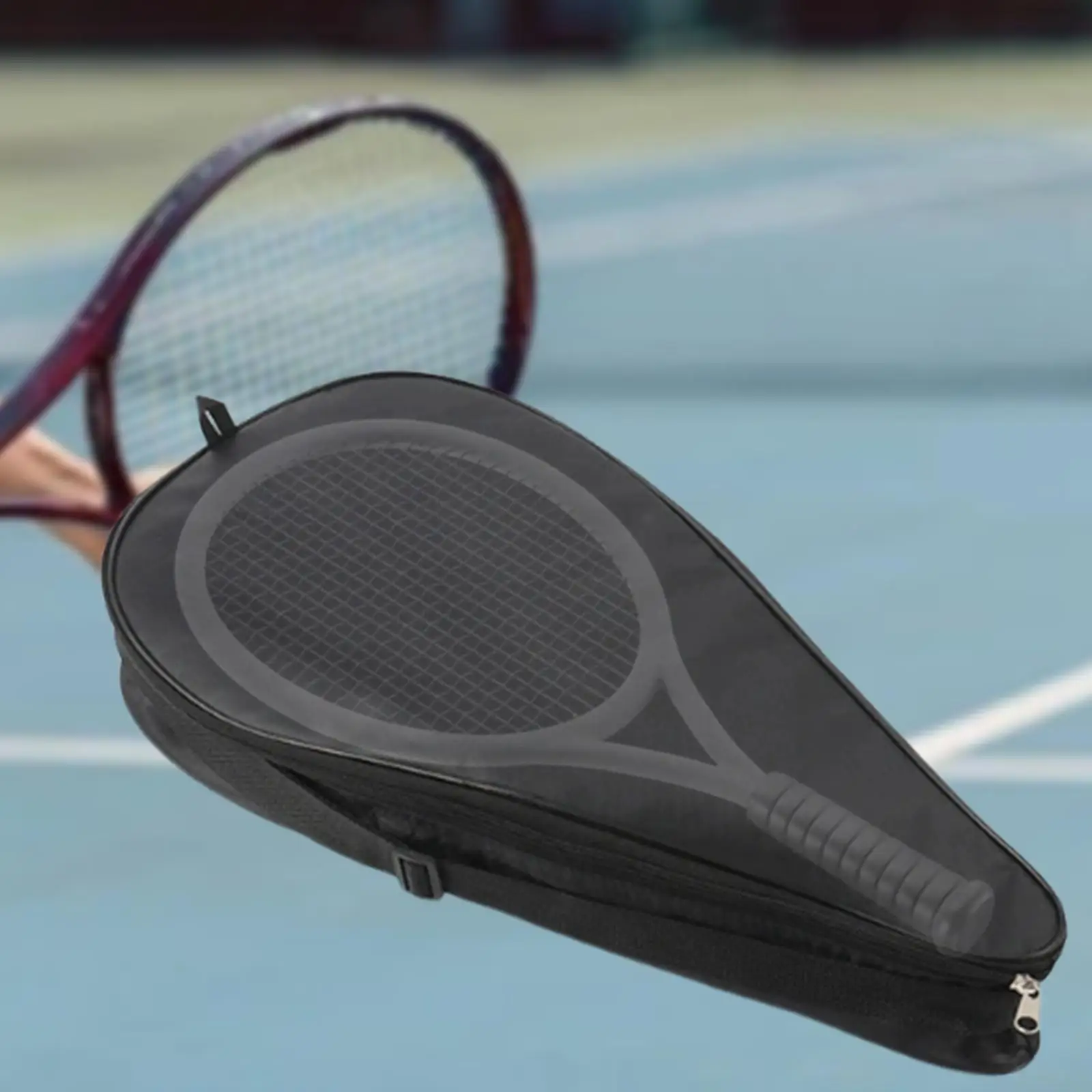 Versatile Tennis Racquet Cover Bag Carrying Case for Players Youth Adults Versatile Tennis Racquet Cover Bag Carrying Case for Players Youth Adults