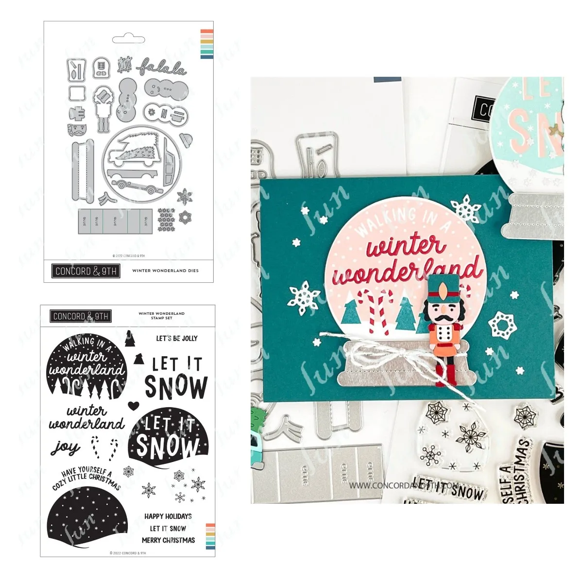 4 Pcs） Conleke Metal Cutting Die Christmas Deer Sledding Dies for DIY Scrapbooking Album Paper Card Template Making Craft Decoration 