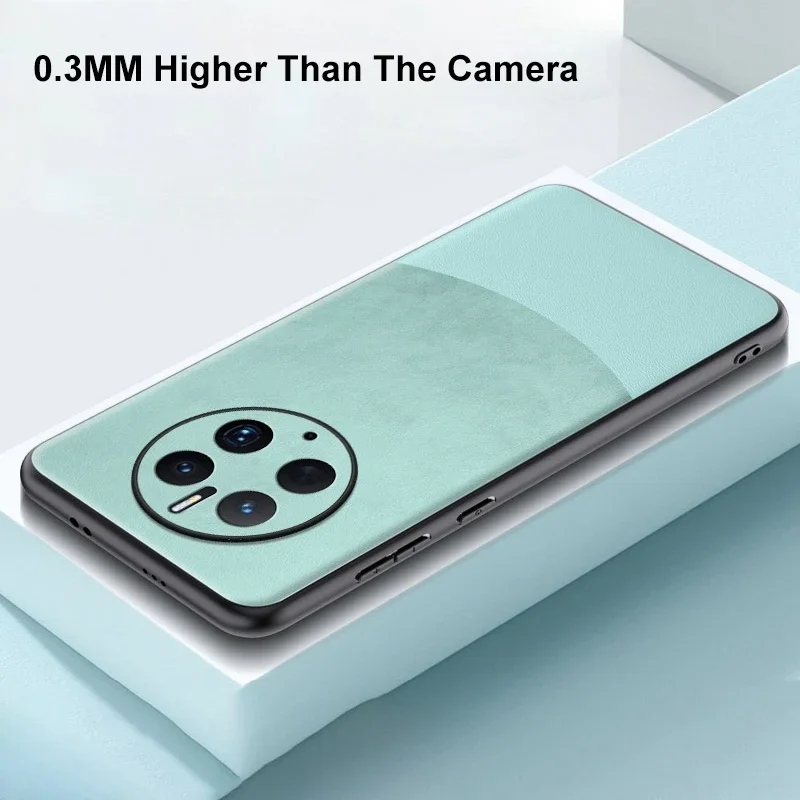 Premium Matte Silicone Luxury PU Leather Phone Case - Elegant Protection Cover