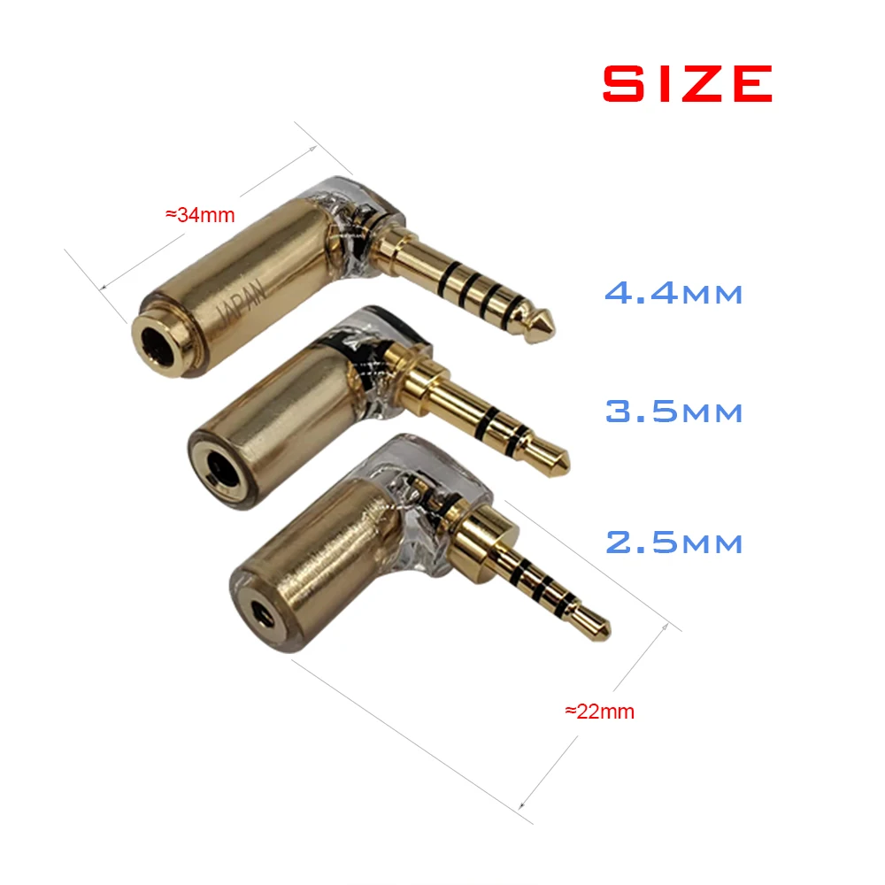 AkLIAM C2 2.5mm 4.4mm Balance 3.5mm Stereo Female to Male Adapter Music Player Audio Cable Headphone Earphone Jack Protection