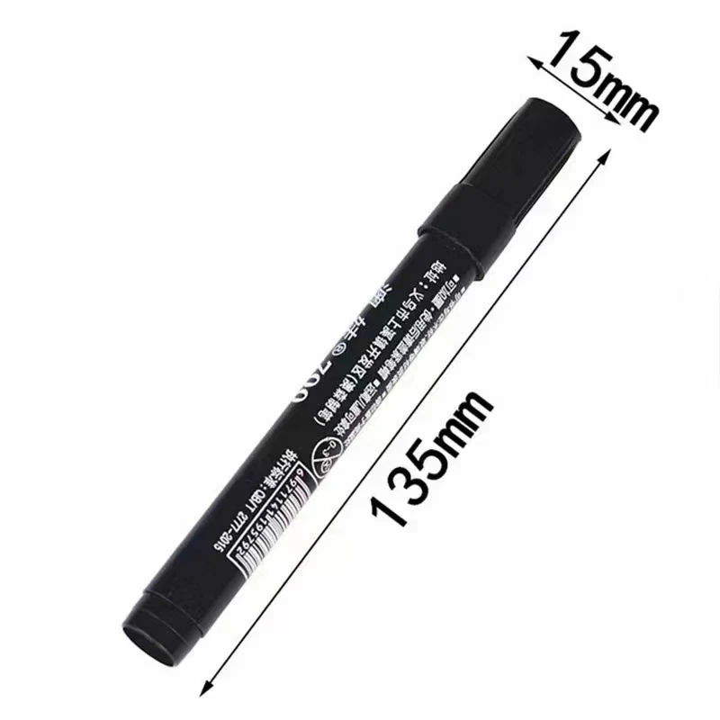 네임펜 펜 미세 포인트 방수 잉크, 얇은 펜촉, 조잡한 펜촉, 검정 파랑 빨강 잉크, 1.5mm 파인 컬러 마커 펜, 세트 당 100 개