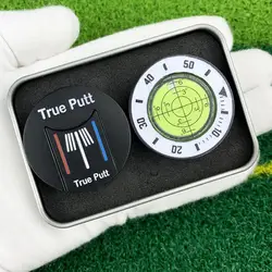 Golf Putt Green Reader High Precision Level Aid Bubble Golf Putting Training Green Reader Tool Ball Marker Reader Training Aids