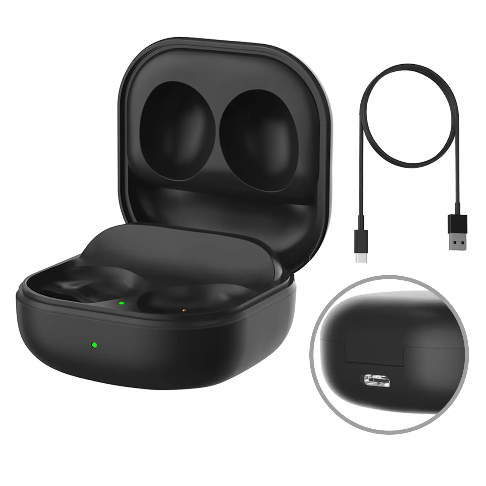 

Replacement Charging Box for Samsung Galaxy Buds 2 Pro SM-R510 Bluetooth Wireless Earphone Charger Case 600mAh USB Port Cradle