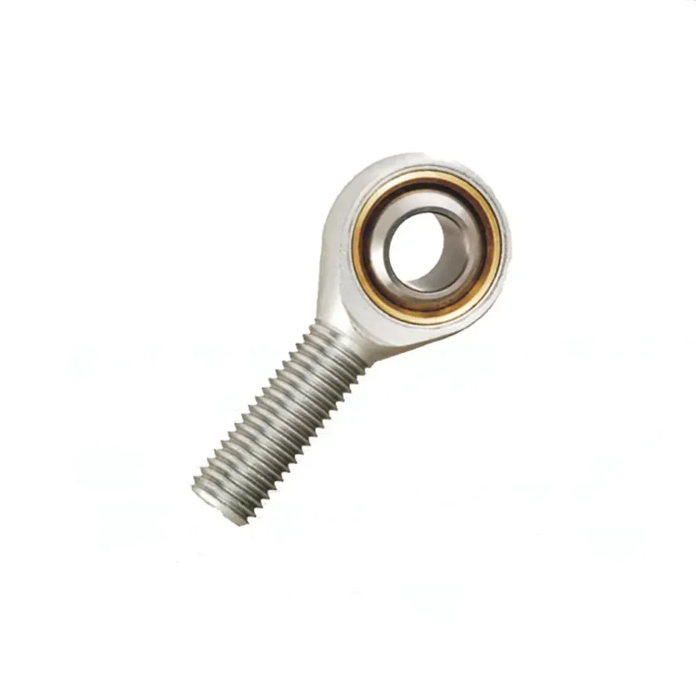 2PC Rod End Right Hand Fish Eye Ball Joint SA8 Uniball Joint Male SA5 SA16 T/K Metric Thread Bearing Shaft Inner Hole 5mm To 16