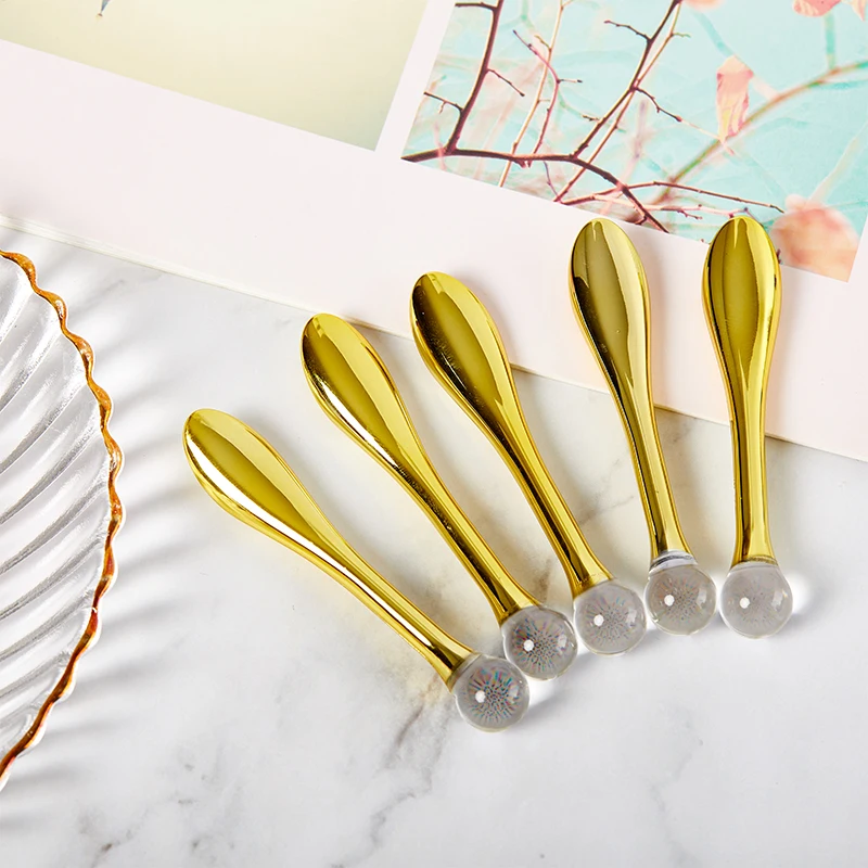 

5 Pcs Cosmetic Eye Roller Massage Stick Eye Cream Scoop Applicator Spatulas Anti Wrinkle Facial Spoon Face Care Tool