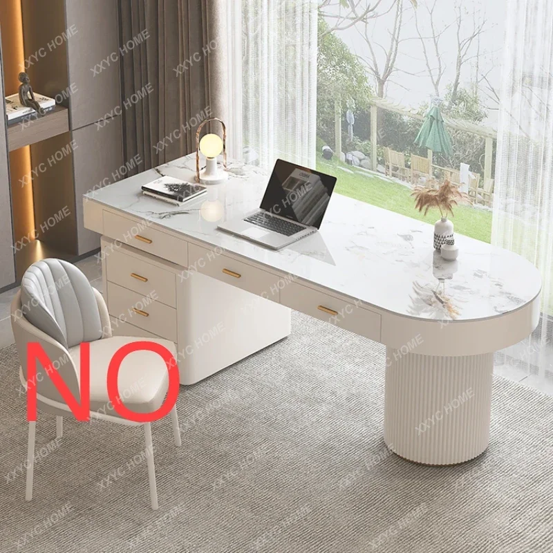 

Роскошные офисные столы для дома, Роскошные Современные Простые Офисные Столы для спальни, кабинета, простая мебель QF50OD