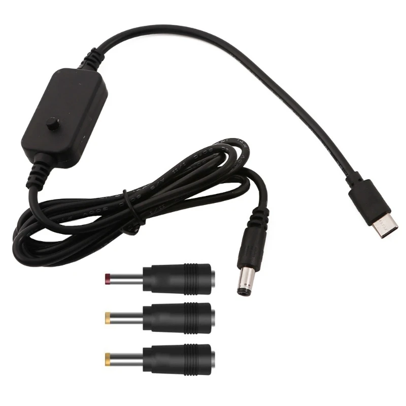たいぷしー Universal USB C Type C to 4.0x1.7mm 5V 9V 12V 15V 20V Power