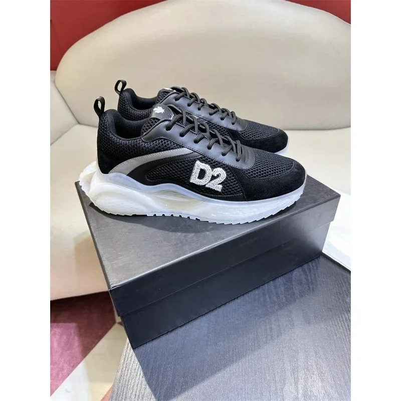 

Top 2024 Top Brand Dsq2 Men Air Mesh Casual Embroidery ICON Designer D2 Outdoor Waterproof Sneakers Air Shoes 38-45 Hot