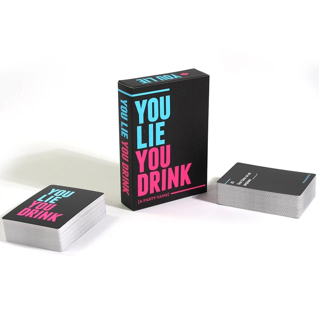 You Laugh You Drink Card Game The Drinking Game For People Who Can't Keep A  Straight Face Party Game 150 Cards With Hilarious Prompts That Will Make  You Laugh Then Make You