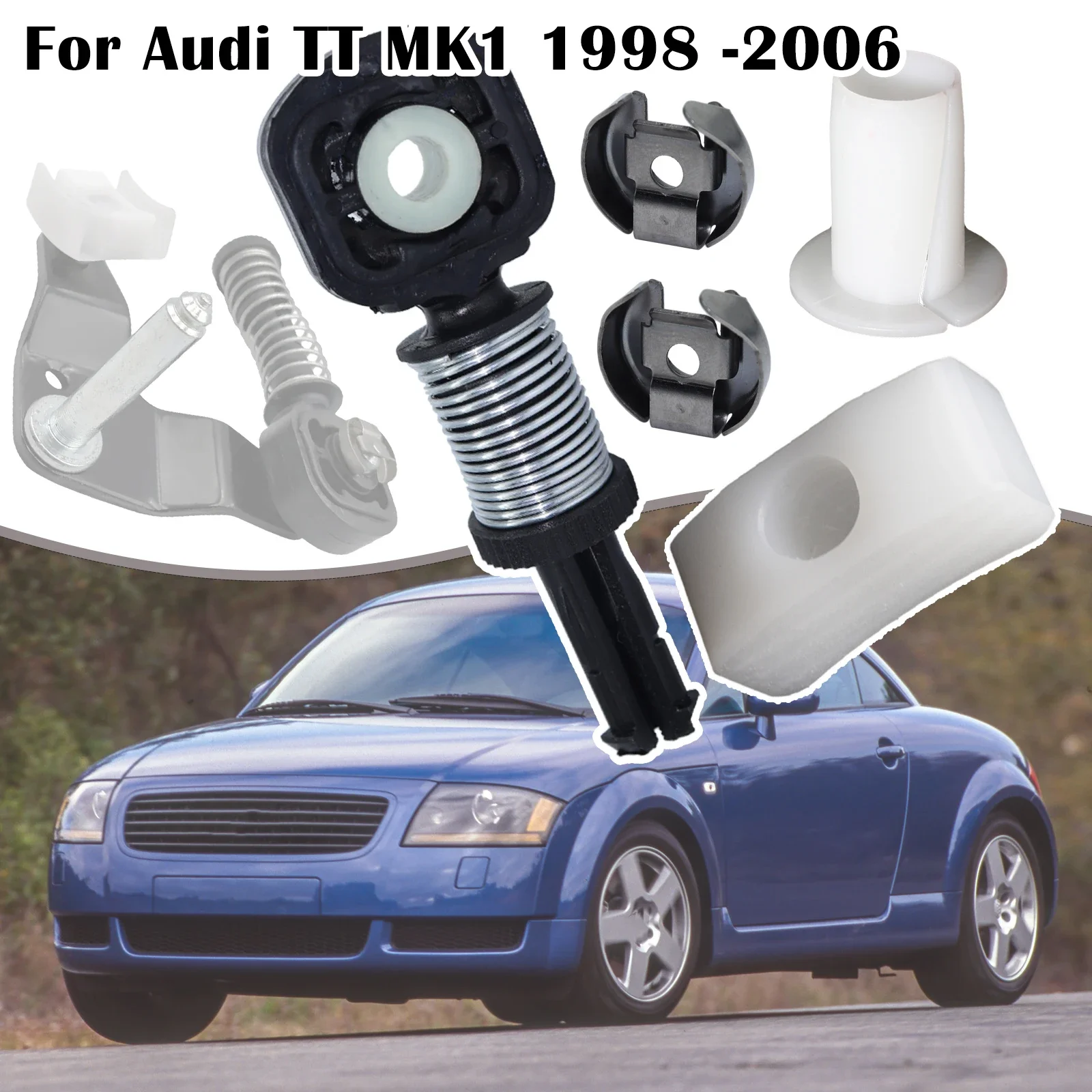 Car Gear Selector Linkage Shaft Cable End Relay Lever Bushing Gearbox Lock Connector For Audi TT MK1 1998-2006 car accessories gear shifter car parts