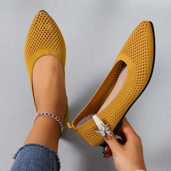 Spring new women's sports shoes, fashionable, breathable, lightweight, non-slip, wear-resistant, casual sports shoes, flat shoes