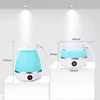 600mlTravel Household Folding Kettle Silicone304 Stainless Steel Portable KettleCompression Foldable Leakproof KitchenAppliances 5