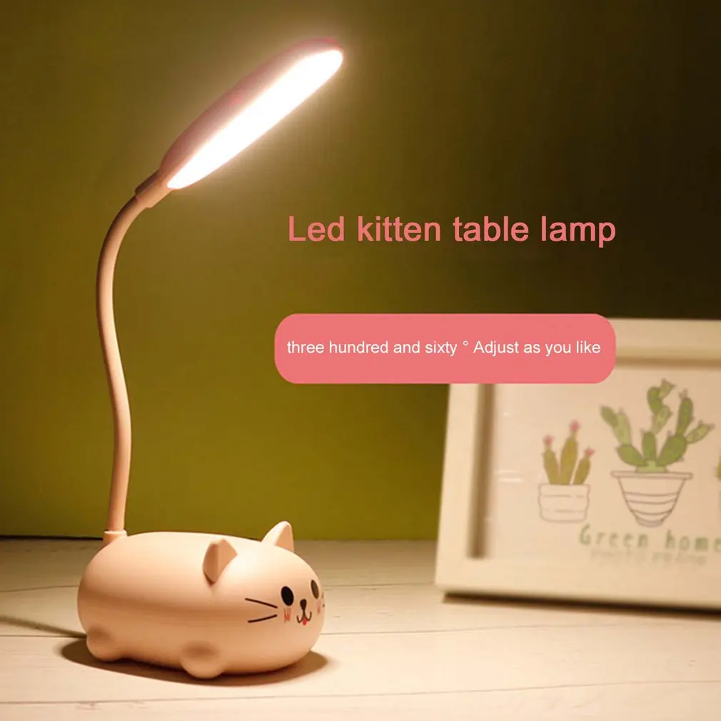 Tragbare Led Schreibtisch Lampe Faltbare Licht Nette Cartoon Schreibtisch  Lampe Led Usb Aufladen Lesen Licht Auge Schutz Bunte Nacht Licht