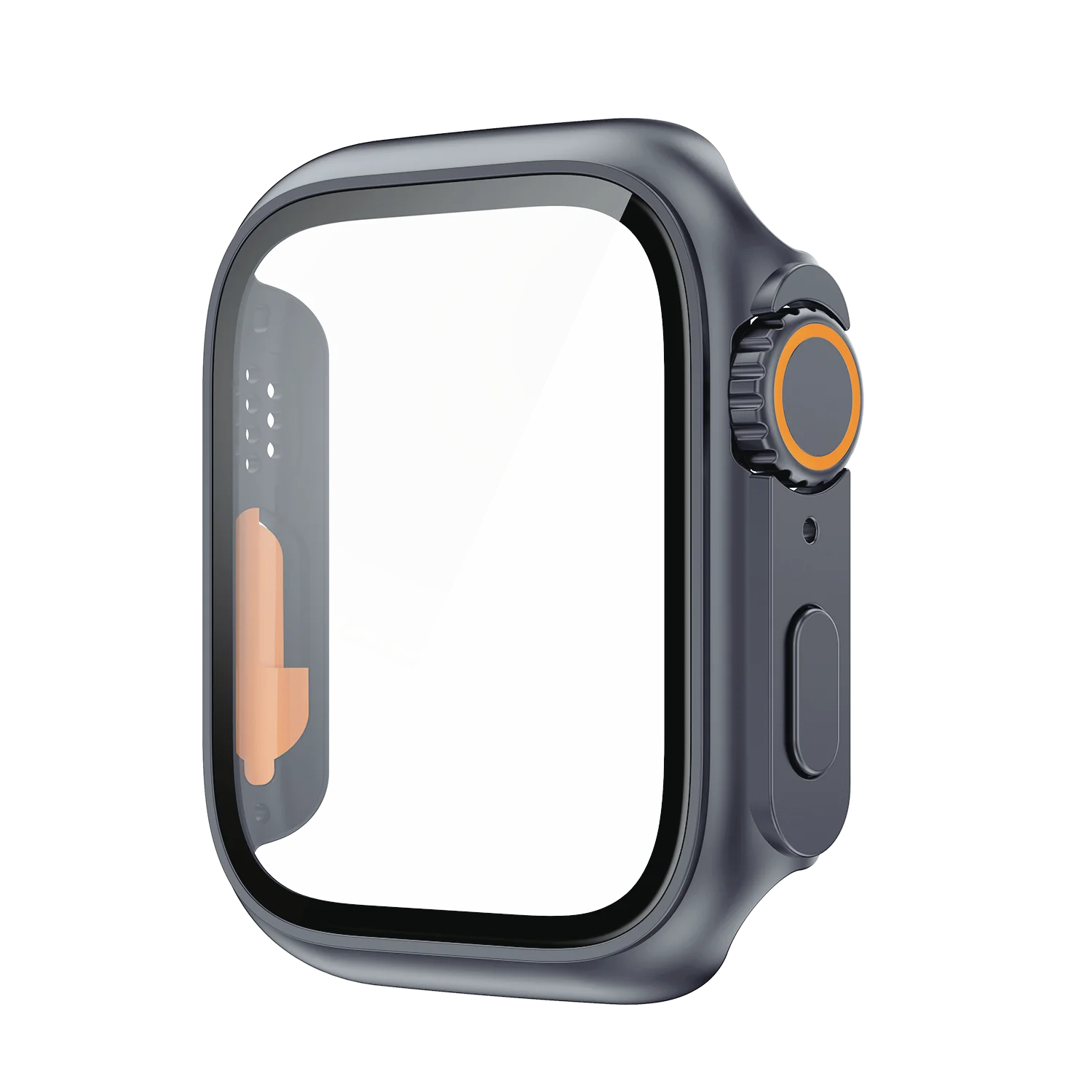 Tempered Glass Screen Protector Case with Interchangeable Ultra Bumper