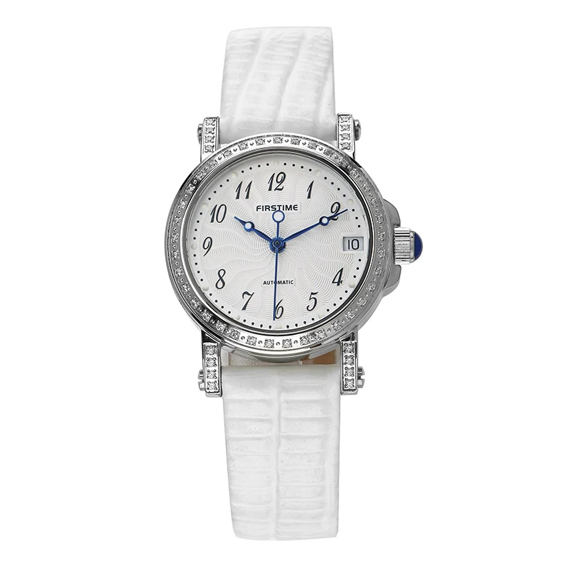 

BERNY Automatic Luxury Ladies Mechanical Watch for Women Easy Read Dial Calendar Casual Sapphire Waterproof Fashion Wristwatch