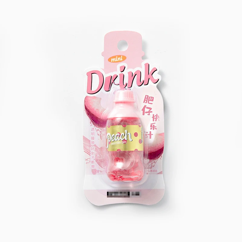 레몬 복숭아 소다로 수정 된 크리에이티브 소다 병 스타일링 QSXZ085