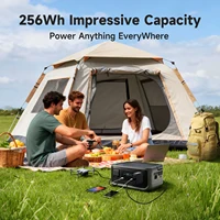 ALLPOWERS VOLIX P300, centrale électrique portable de 256 Wh, batterie LiFePO4 de 300 W, contrôle via application Bluetooth, fonction UPS, générateur solaire pour le camping, les activités de plein air et les situations d’urgence. 3