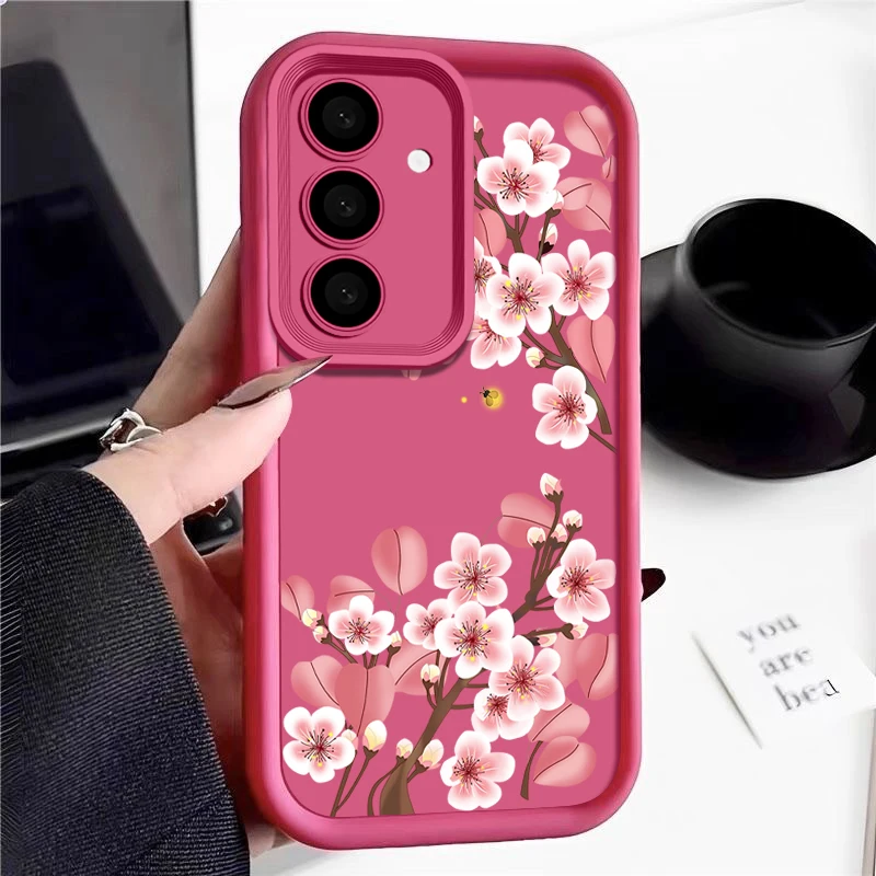 Peach Blossom Soft TPU Phone Case Cover