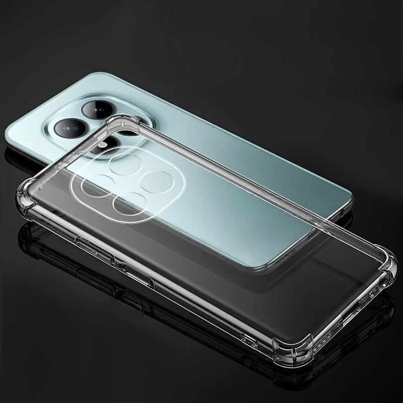 Transparent Soft Silicone Back Cover - Clear Phone Case