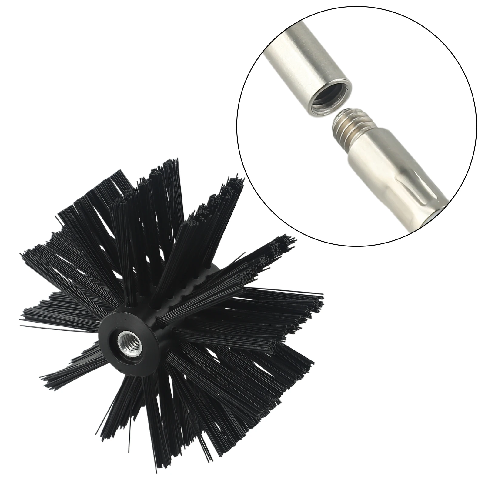 Chimney Pipe Inner Wall Cleaning Brush Bendable Electric Drill Cleaning Brush Adjust Rod Height Chimney Tools Accessori