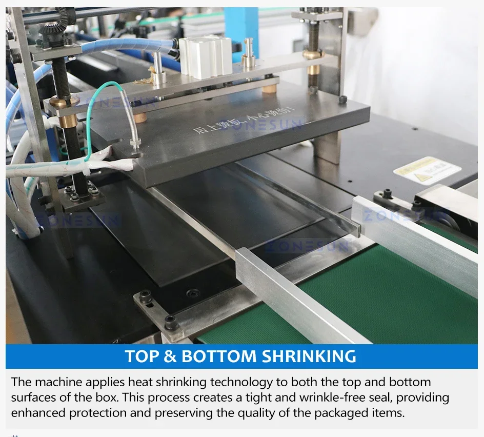 ZONESUN Automatic Cellophane Packaging Machine  ZS-MSFM750A